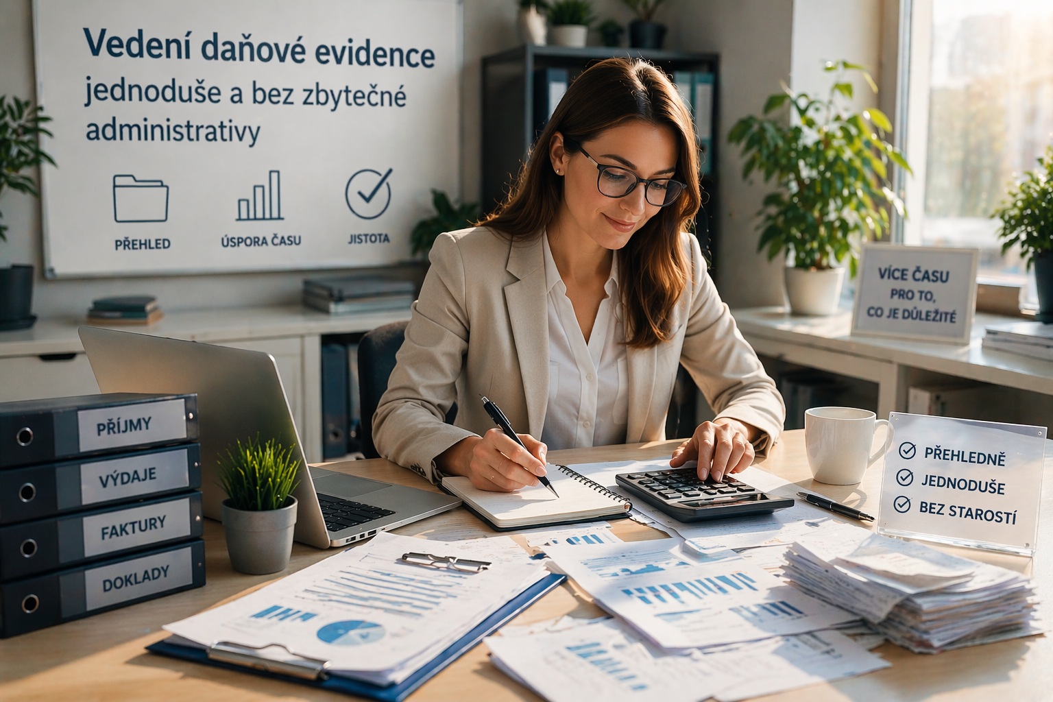 Vedení daňové evidence jednoduše a bez zbytečné administrativy